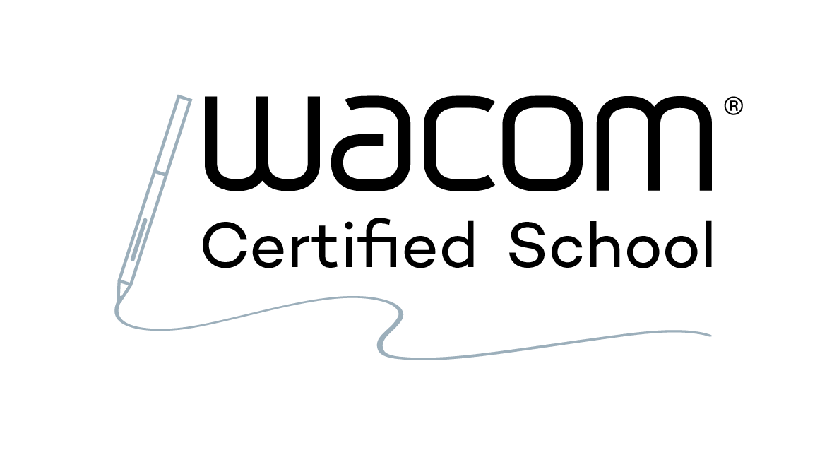 Wacom certified school logo