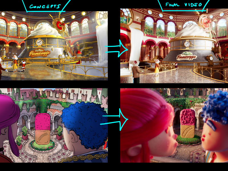 CONCEPT ART & ANIMAZIOOME PER BRAND E TV