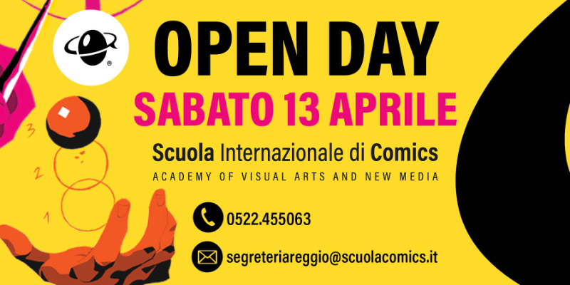 OPEN DAY SABATO 13 APRILE 