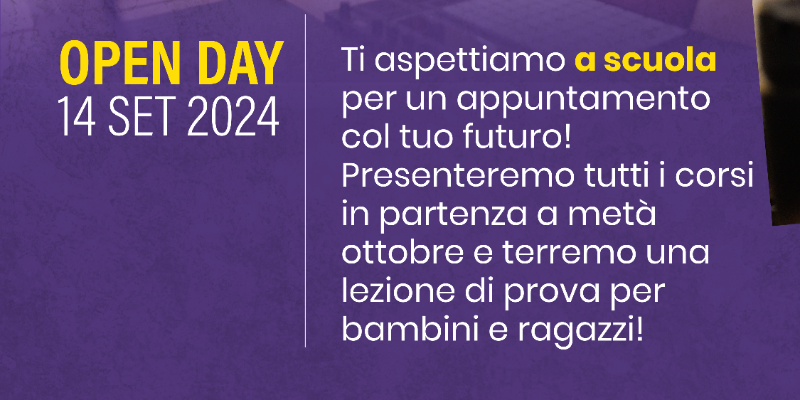 Open day 14 settembre Firenze